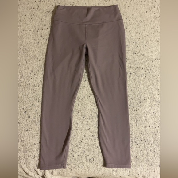 Fabletics Quarry Gray 7/8ths Powerhold High-Waisted Leggings - Picture 2 of 6